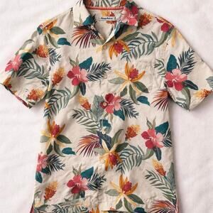 Tommy bahama hawaiian shirt white